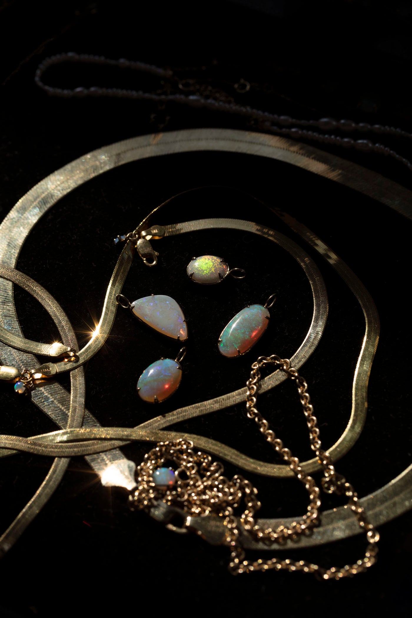 Borealis Opal Pendant