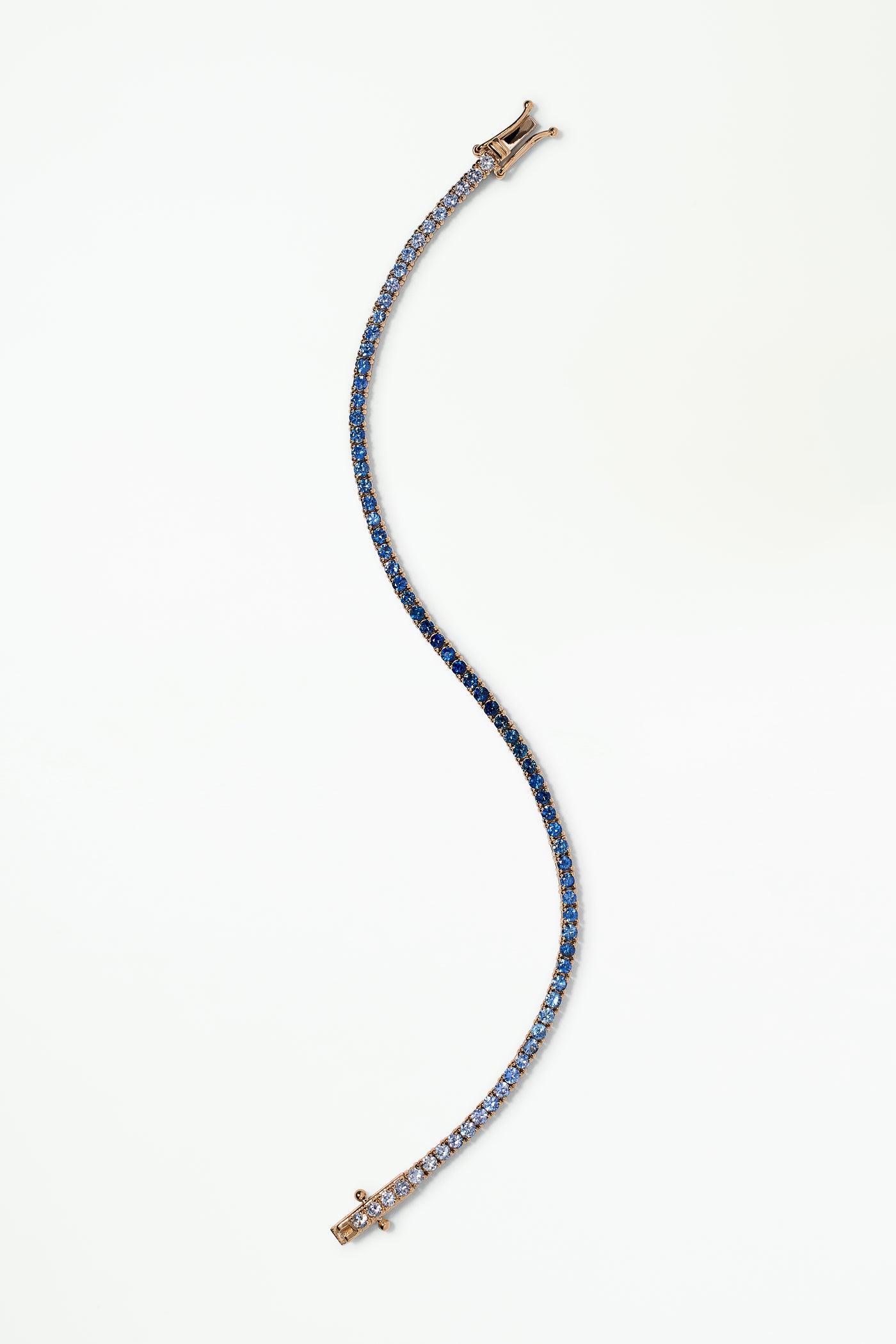 One of a Kind Sapphire Gradient Tennis Bracelet