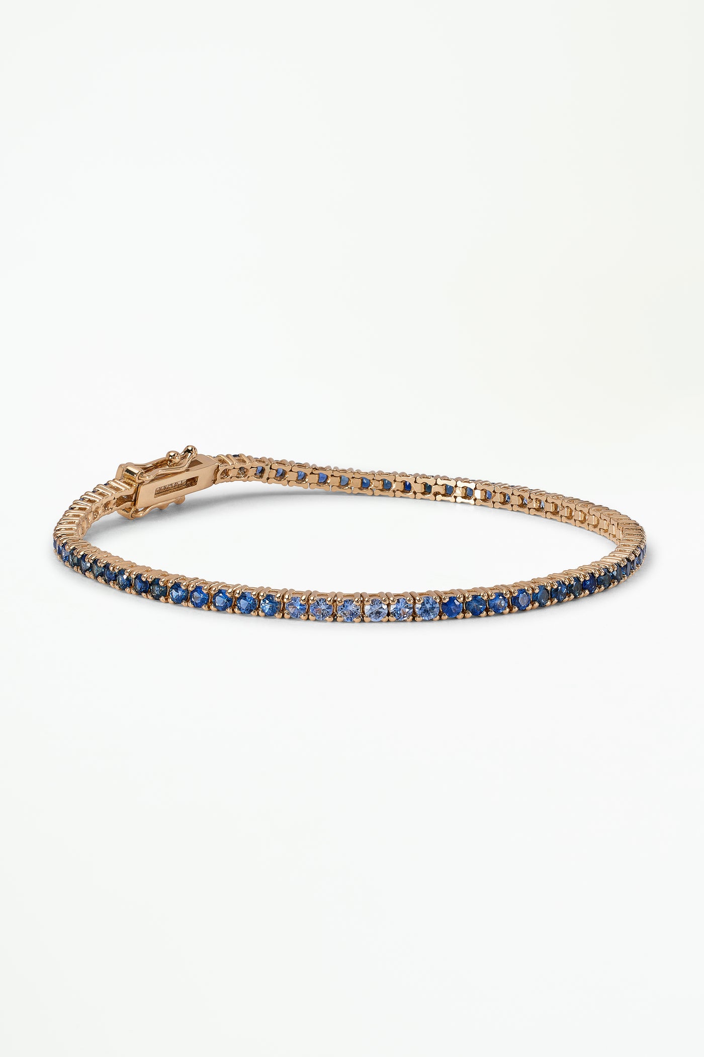 One of a Kind Sapphire Pulse Tennis Bracelet
