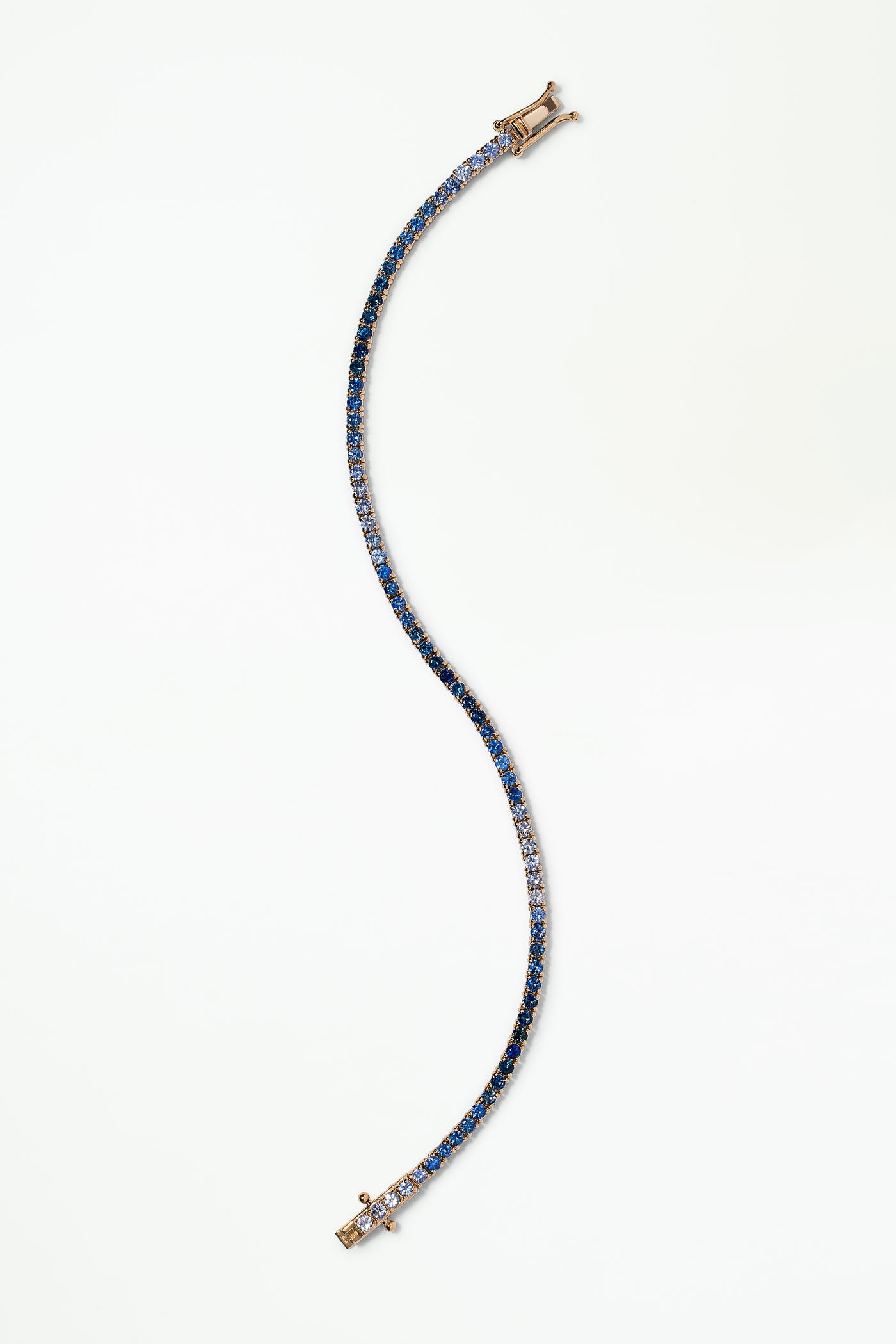 One of a Kind Sapphire Pulse Tennis Bracelet