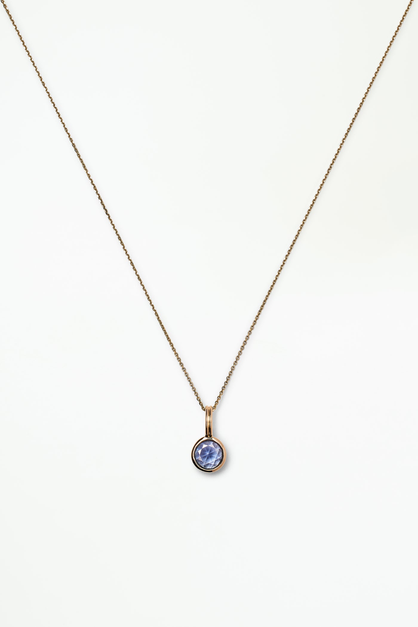 One of a Kind Sapphire Rain Pendant No. 11