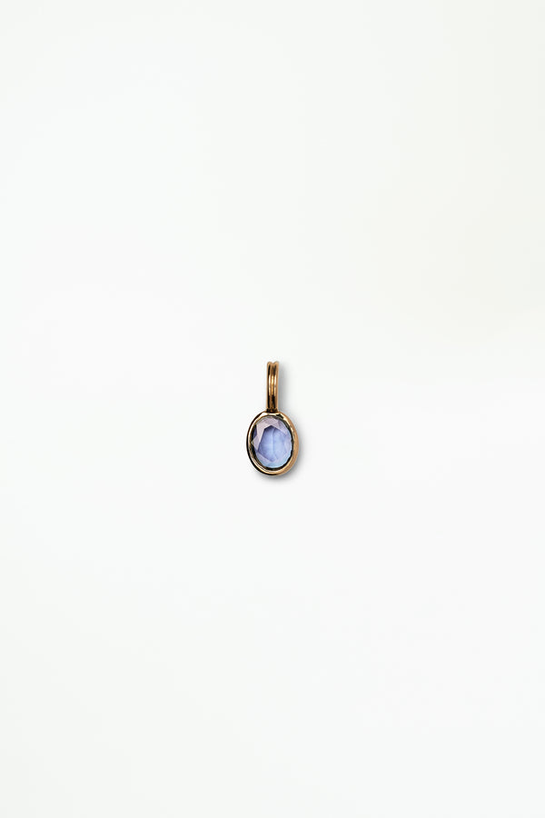 One of a Kind Sapphire Rain Pendant No. 5