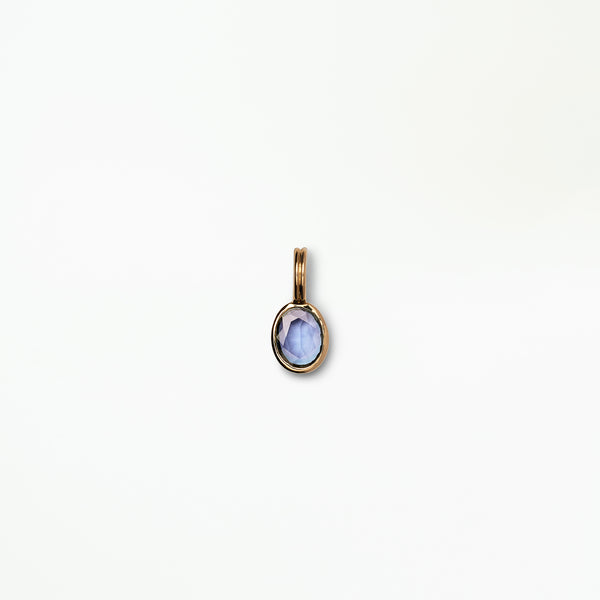 One of a Kind Sapphire Rain Pendant No. 5