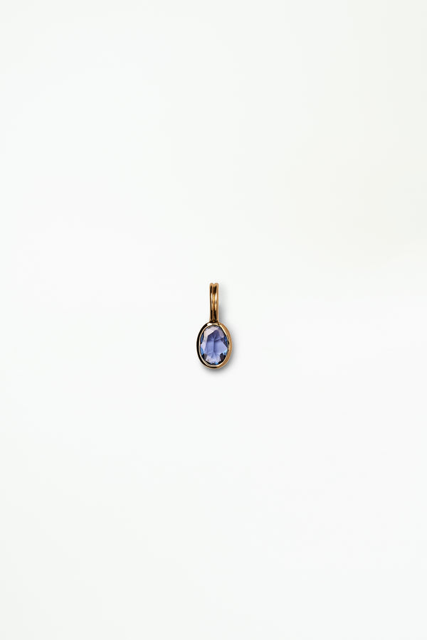 One of a Kind Sapphire Rain Pendant No. 6