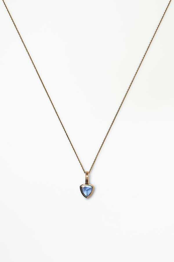 One of a Kind Sapphire Rain Pendant No. 13