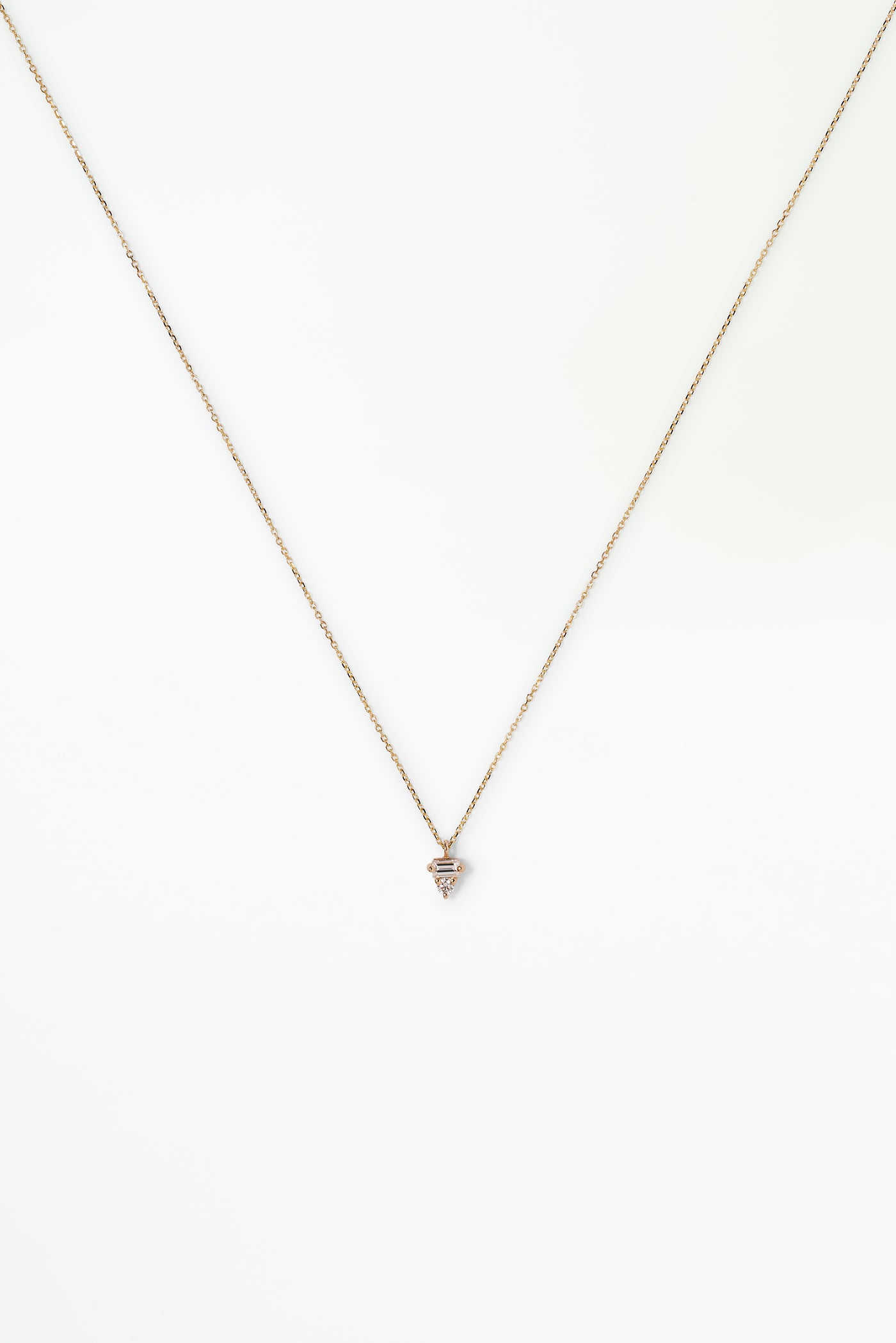 Diamond Column Necklace