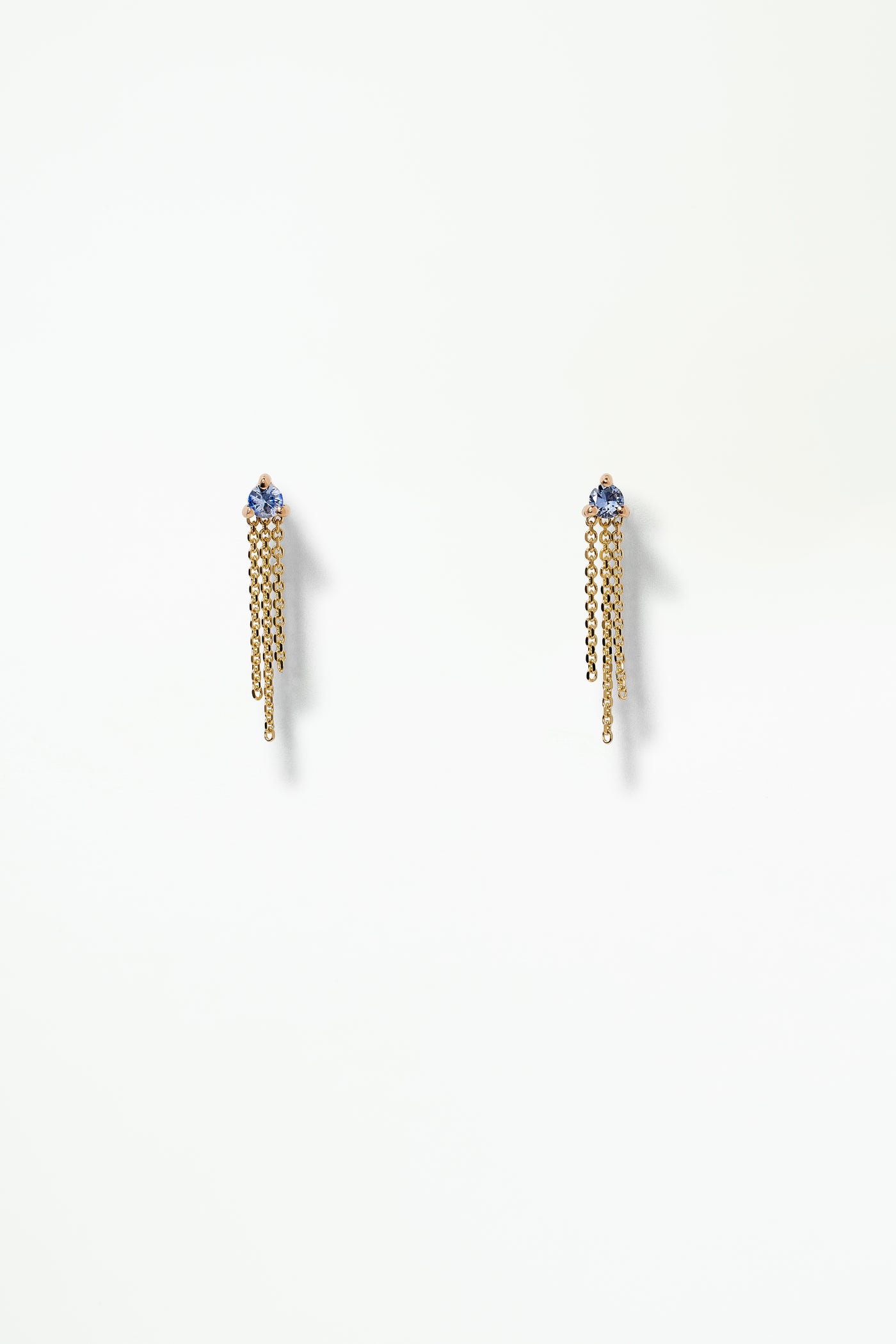 Blue Sapphire Mist Earring - Single