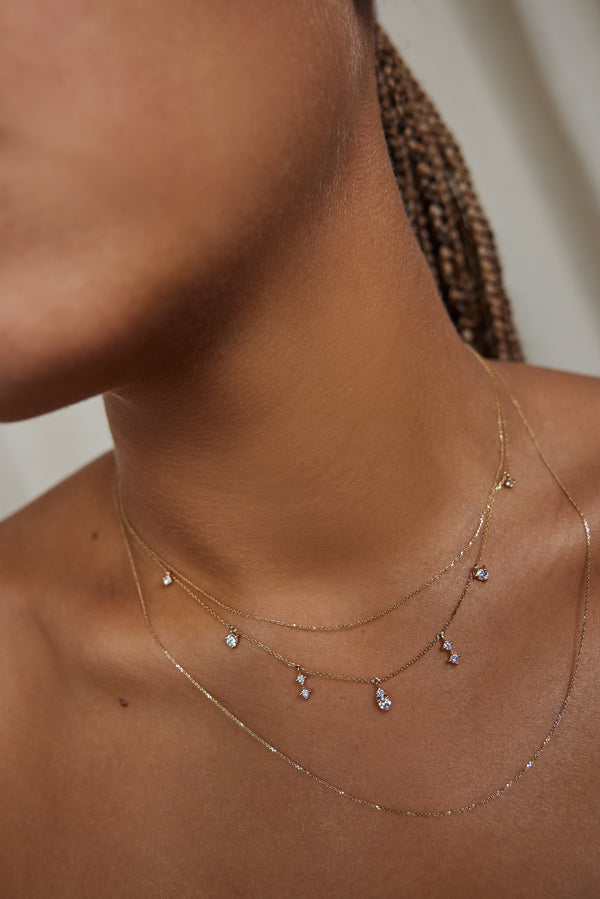 Diamond Cascade Necklace