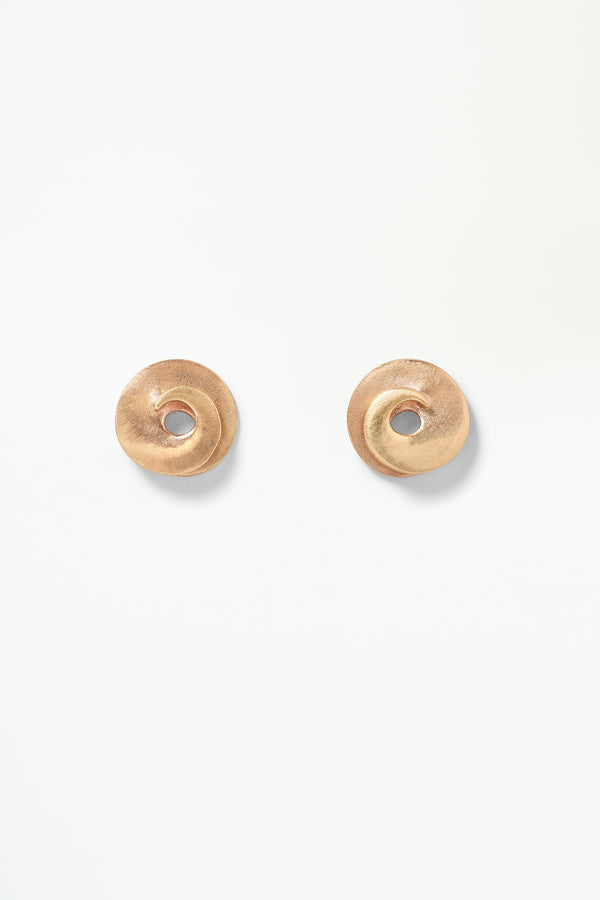 Large Curled Wisp Earring - Single