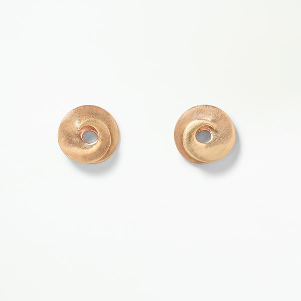 Large Curled Wisp Earring - Single