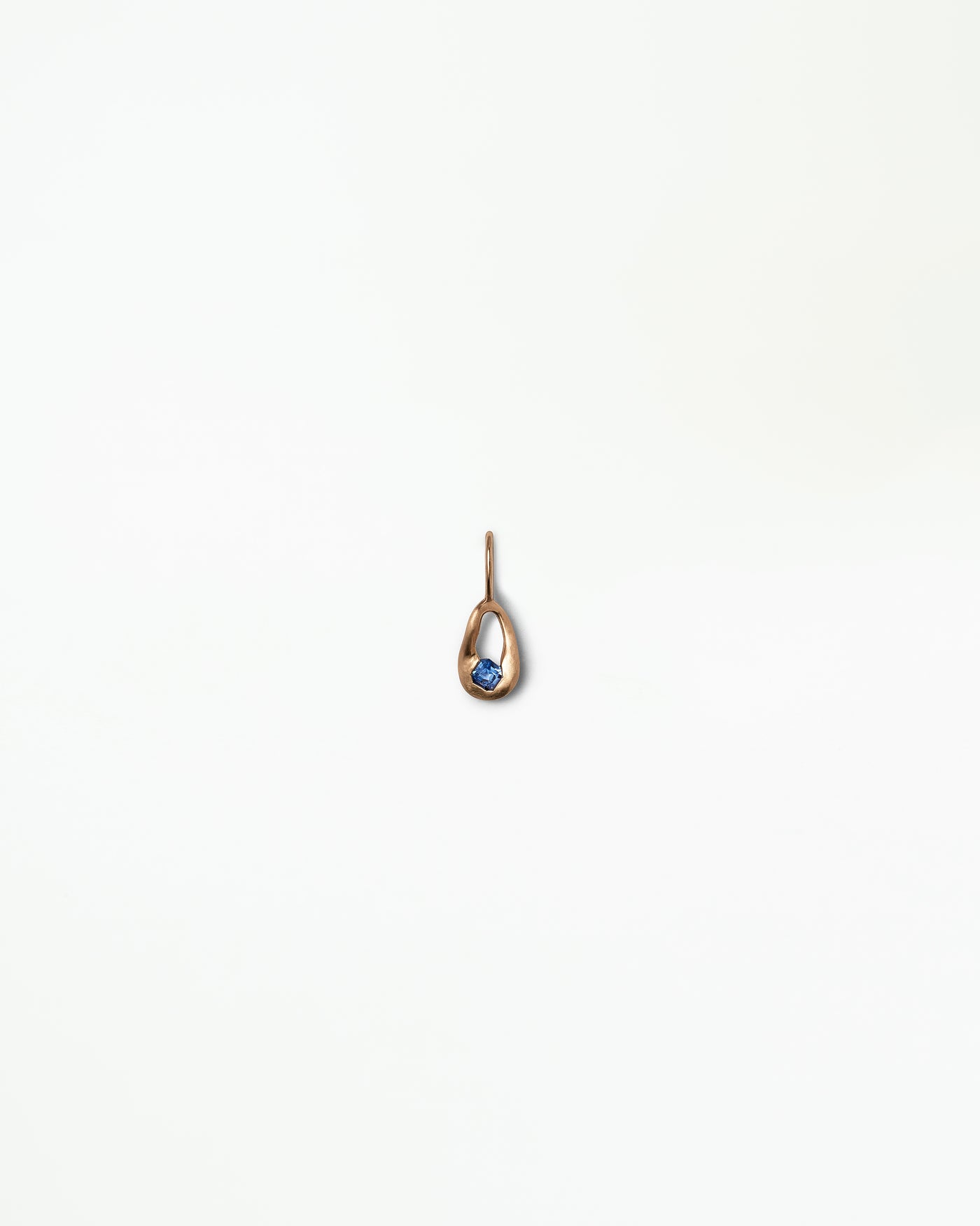 Sapphire Drop Charm