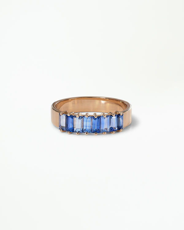 Sapphire Baguette Band