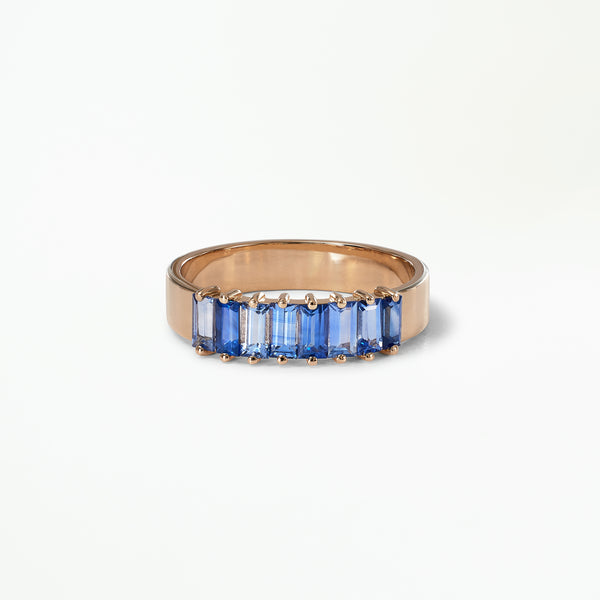 Sapphire Baguette Band
