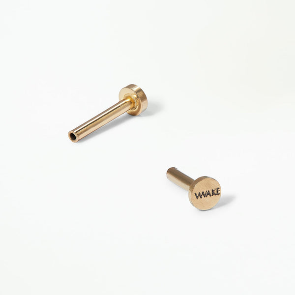 14k Flat Backing