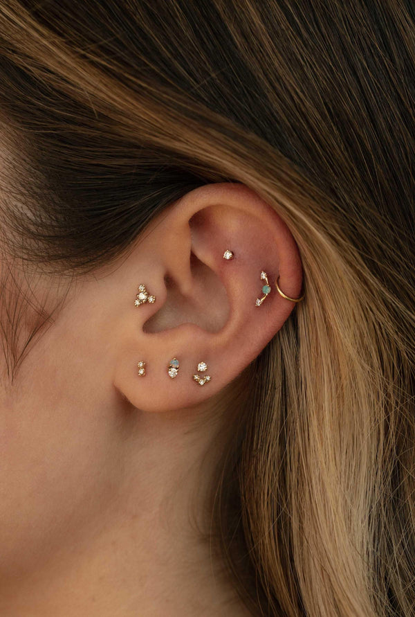 Bee Daith Earring 16G Ring Hoop Clicker - Impuria Ear Piercing Jewelry