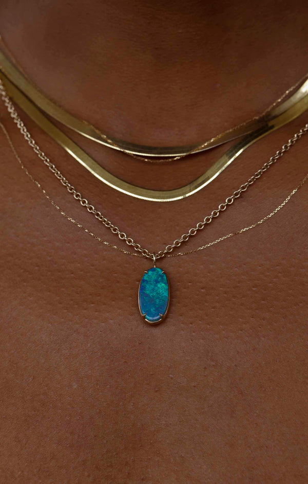 Borealis Opal Pendant