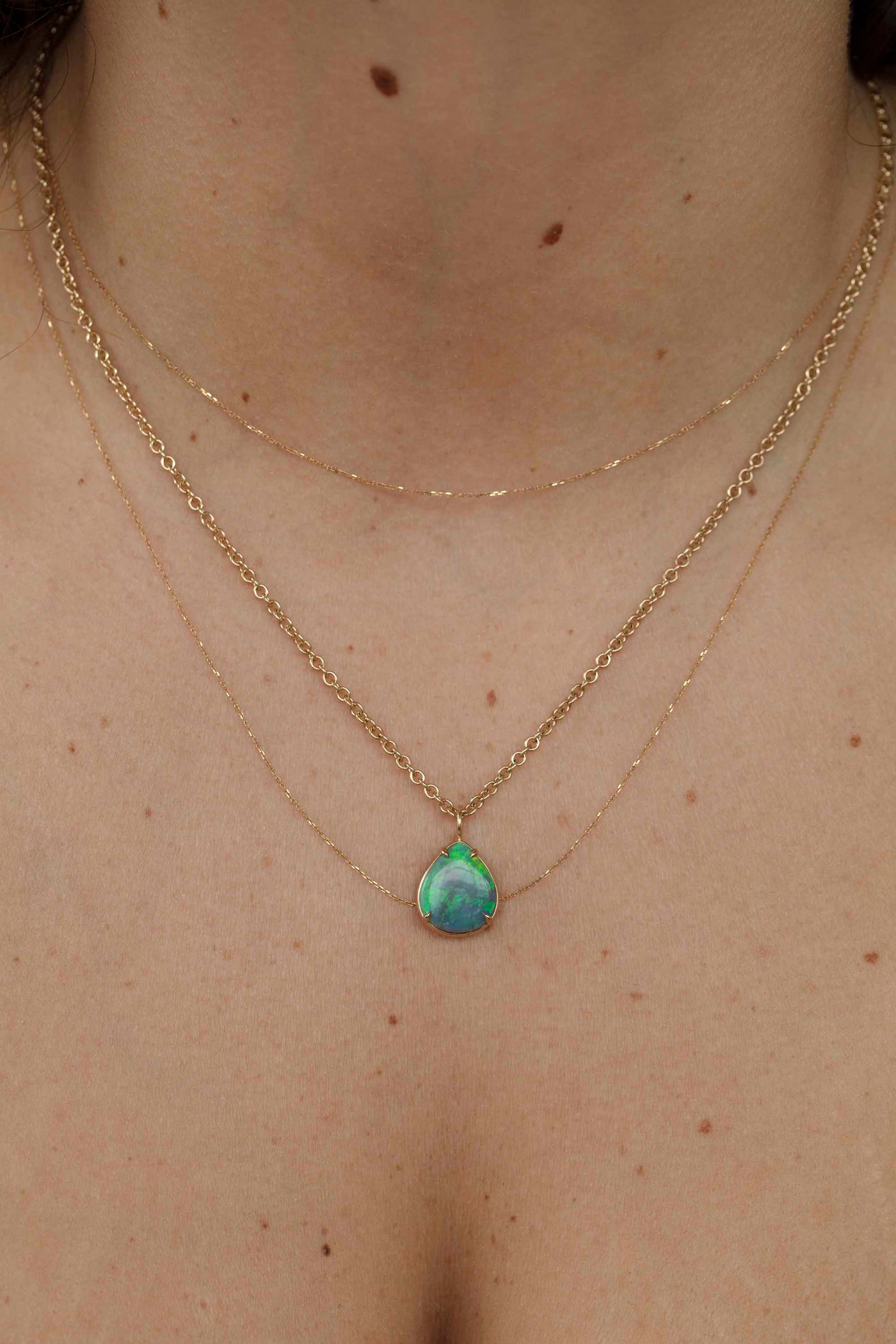 Borealis Opal Pendant