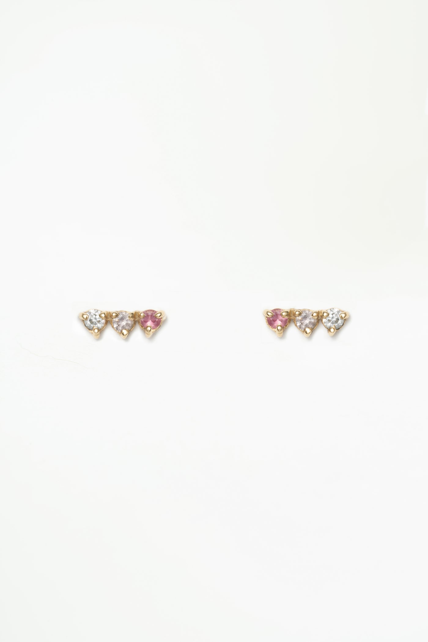 Blush Gradient Three-Step Earring - Single