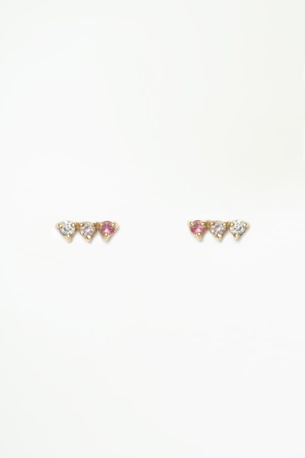 Blush Gradient Three-Step Earring - Single