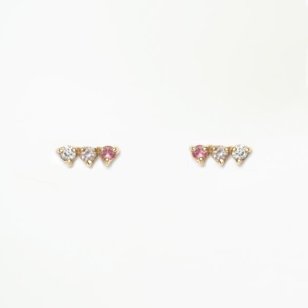 Blush Gradient Three-Step Earring - Single