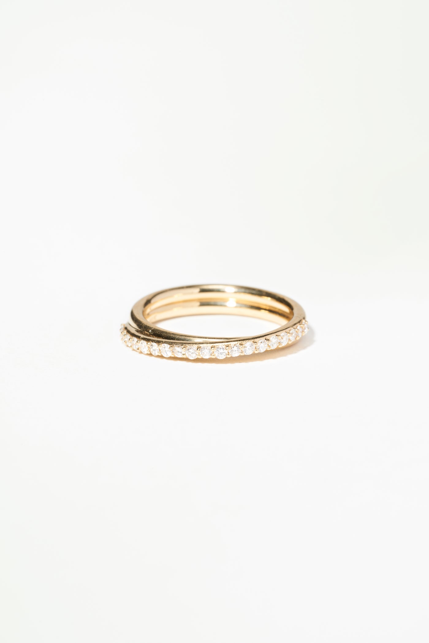 Medium Demi-Pave Current Ring