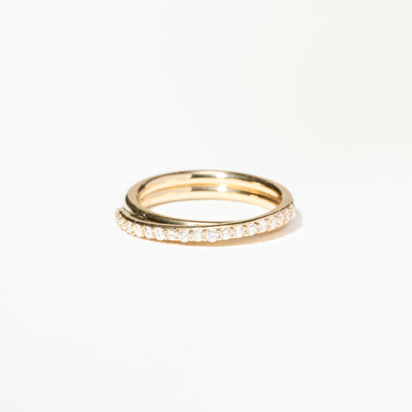 Medium Demi-Pave Current Ring