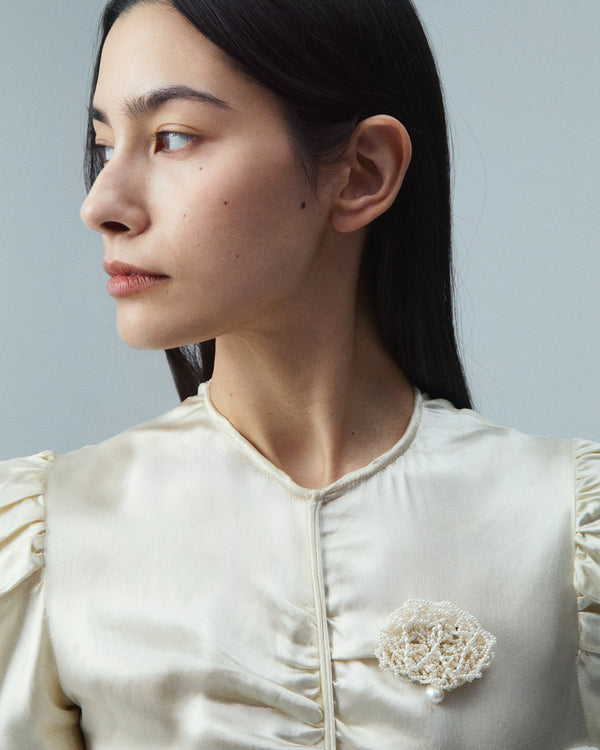 Large Crocheted Brooch