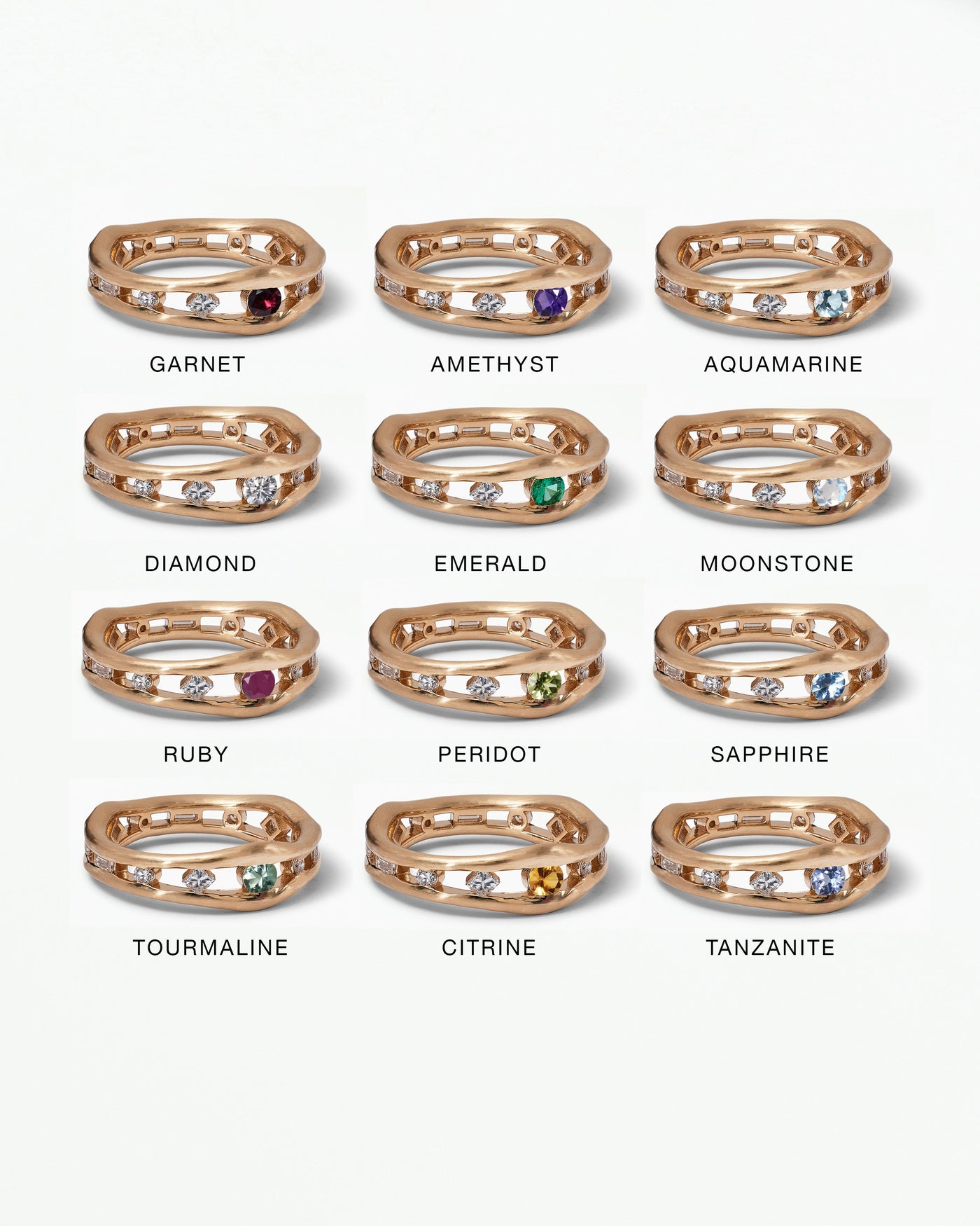 Birthstone Float Ring