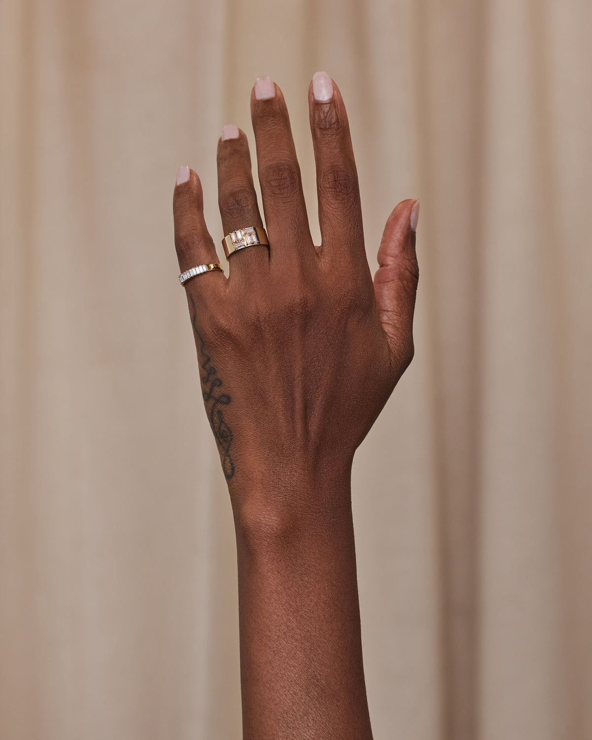 Baguette Cut Diamond Menhir Ring No. 20