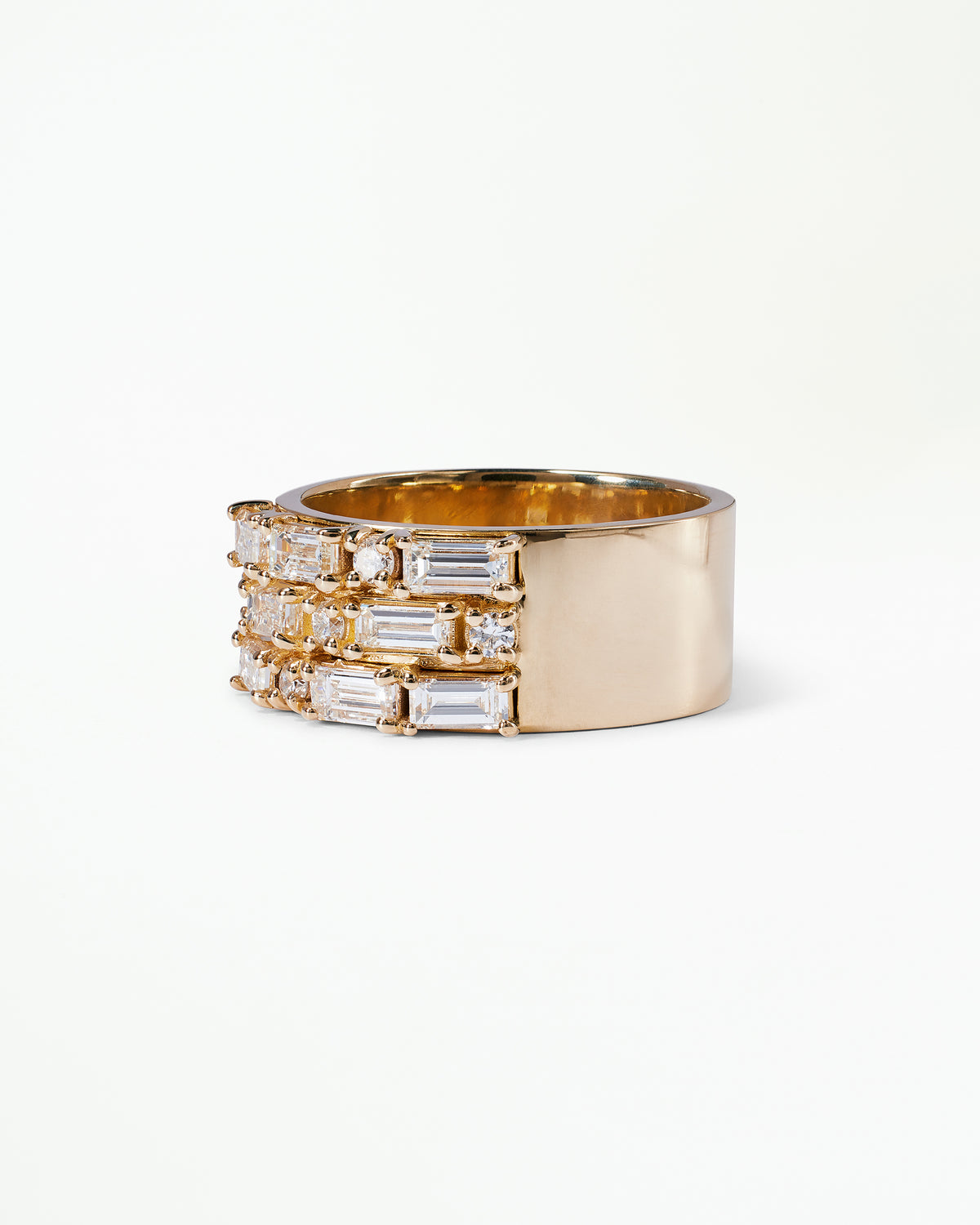 Baguette Cut Diamond Menhir Ring No. 25