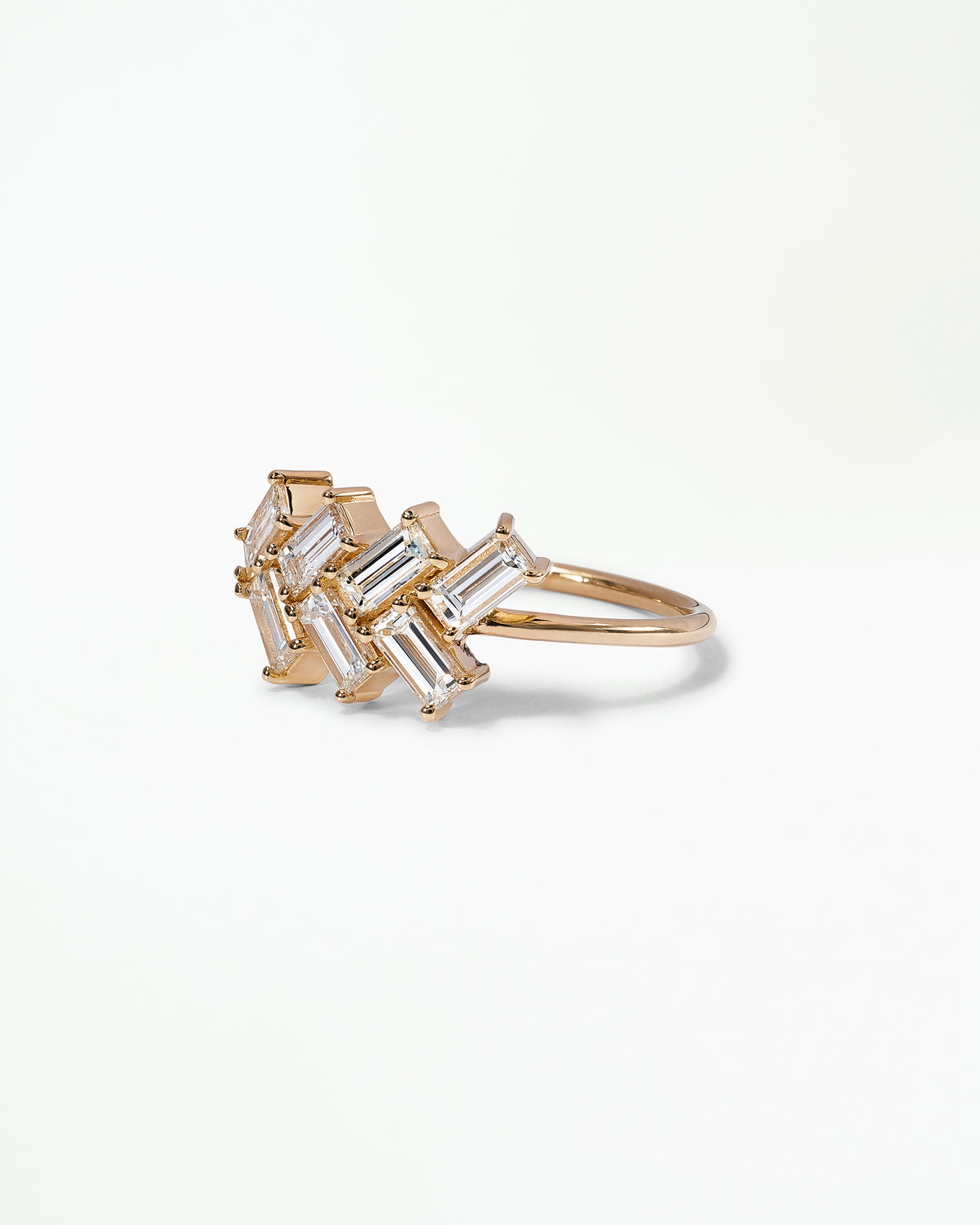 Baguette Cut Diamond Mosaic Ring No. 28