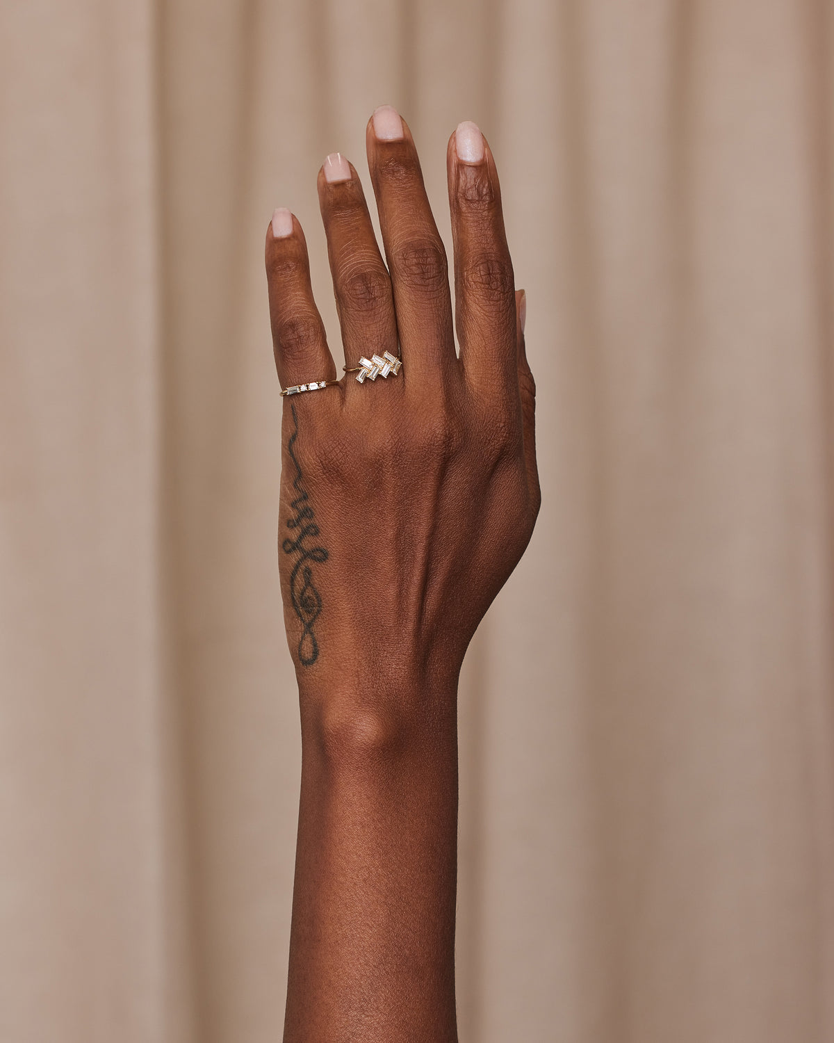 Baguette Cut Diamond Mosaic Ring No. 28