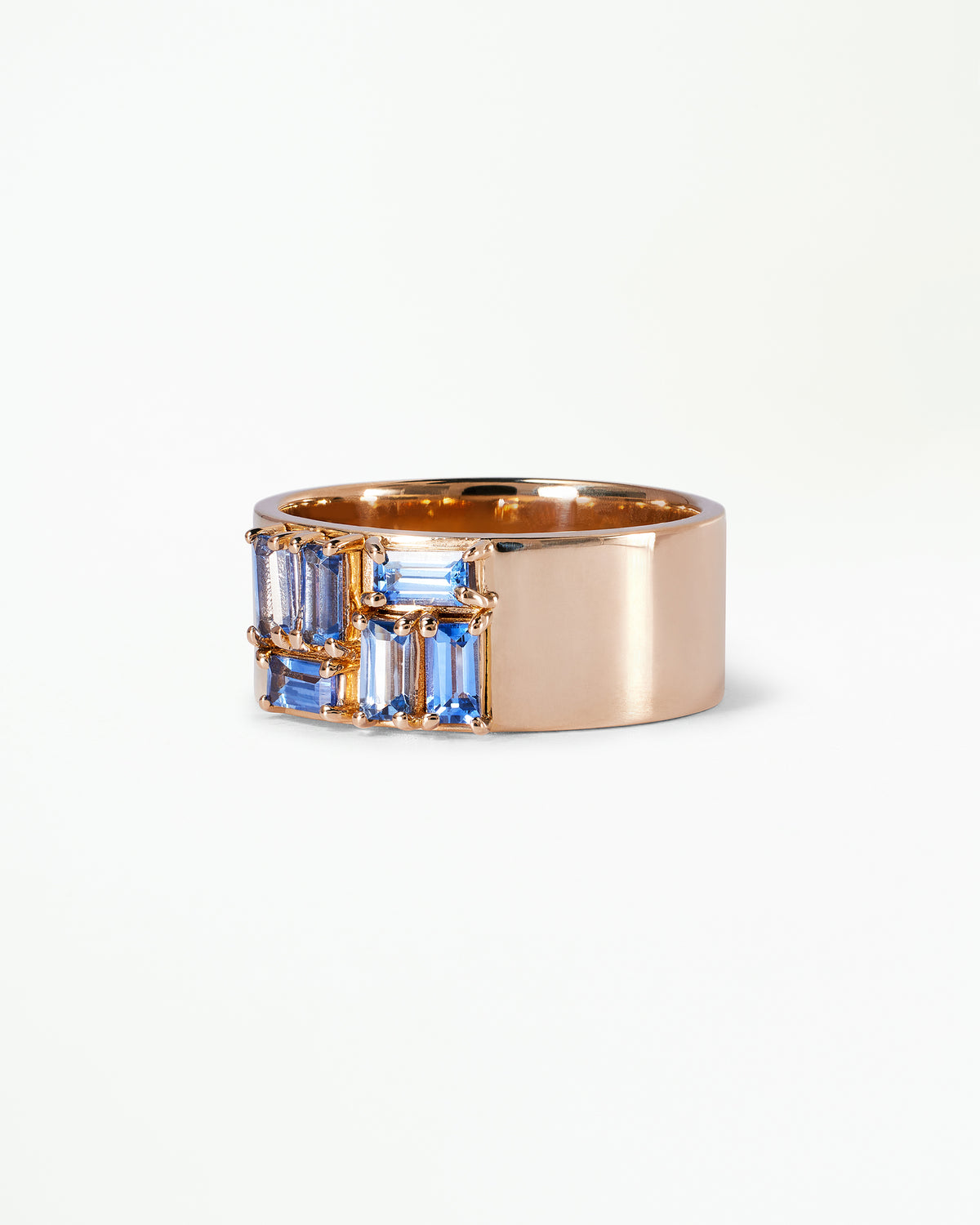Baguette Cut Sapphire Menhir Ring No. 2