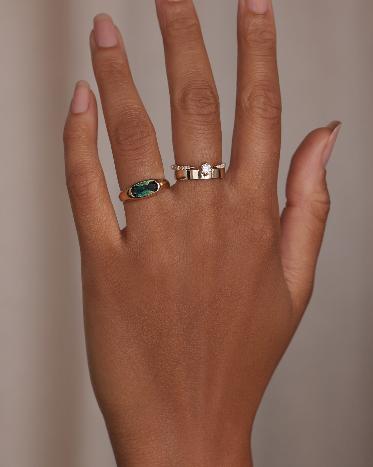 Cushion Cut Sapphire Signet Ring No. 63