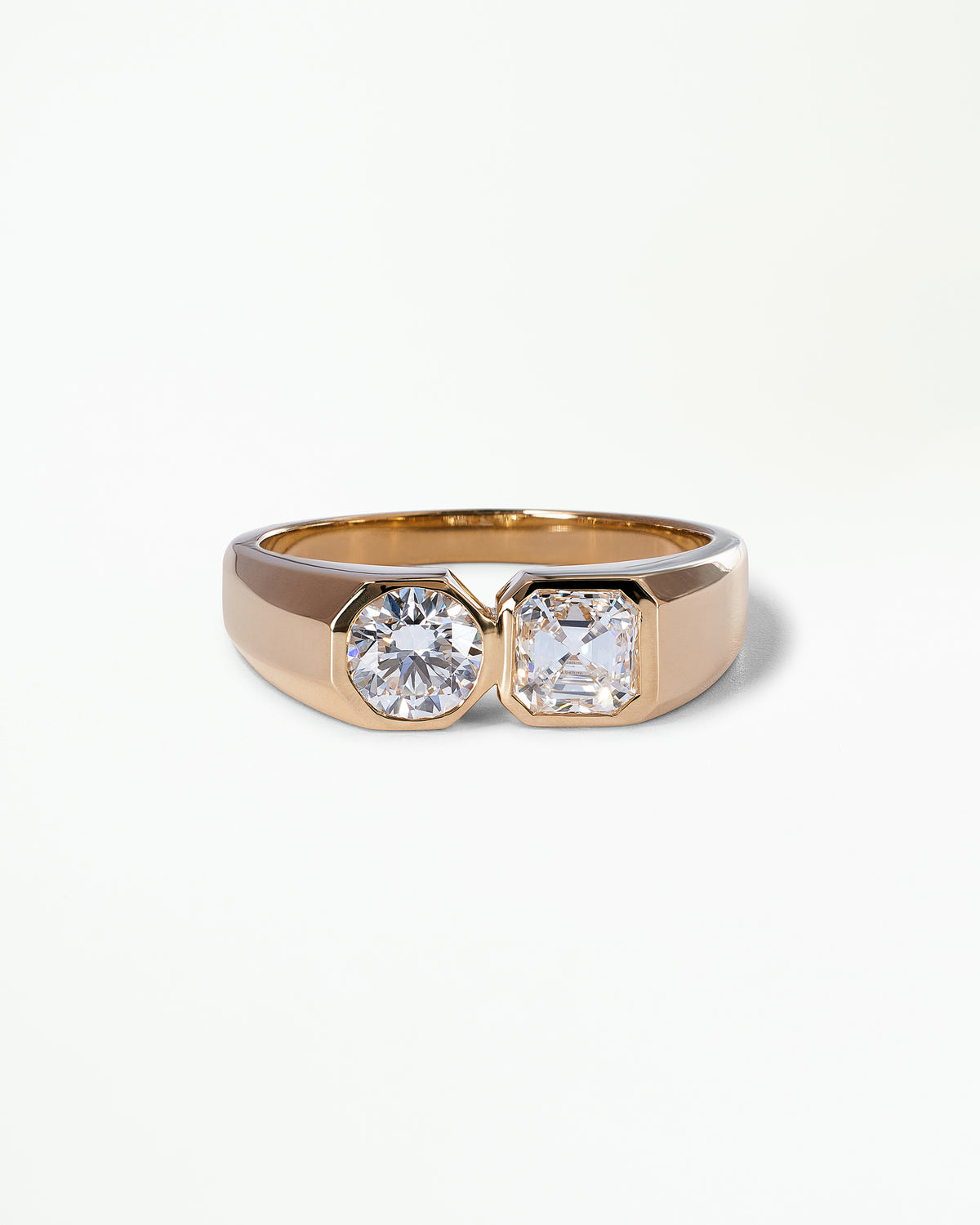 Diamond Dyad Signet Ring No. 15