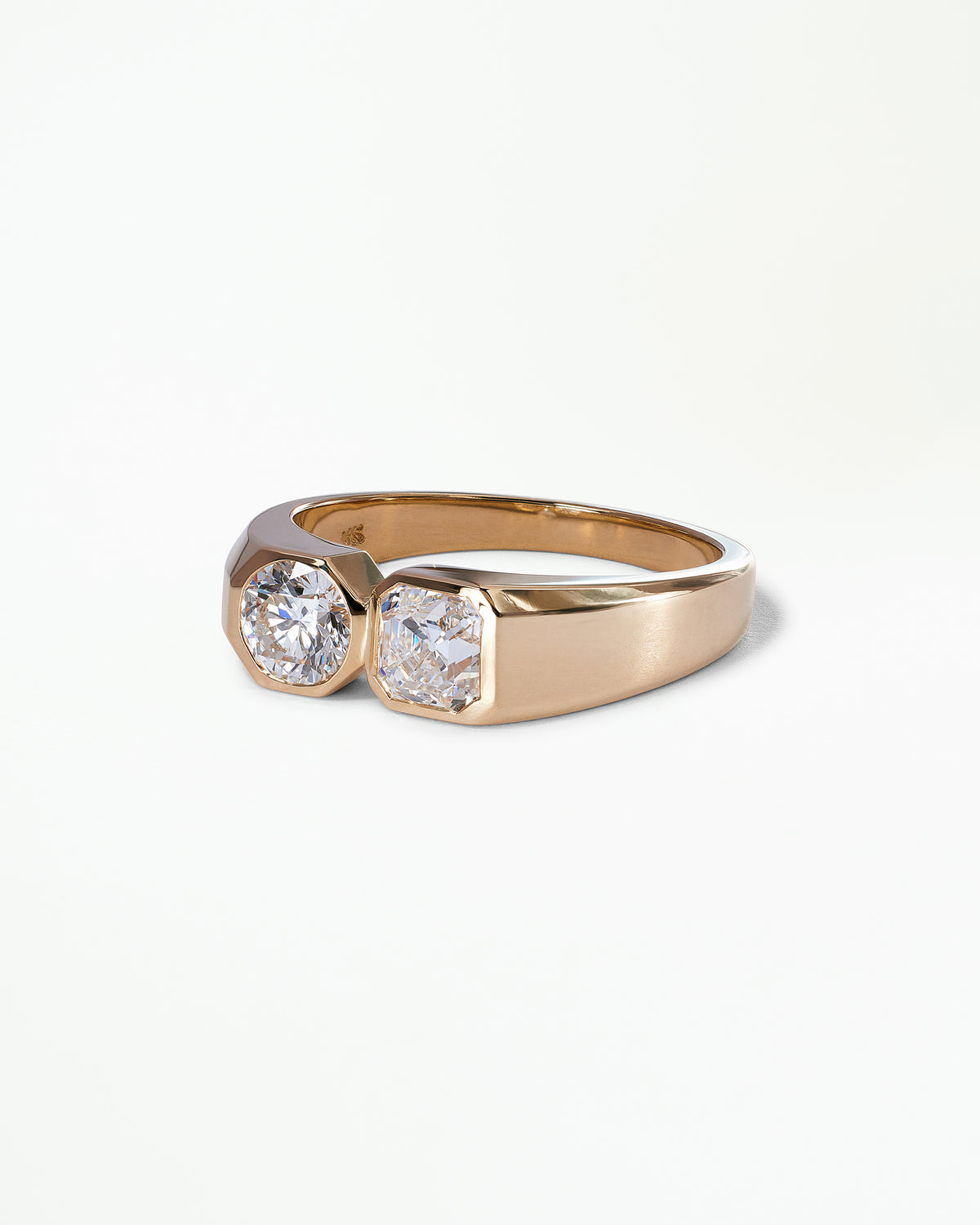 Diamond Dyad Signet Ring No. 15