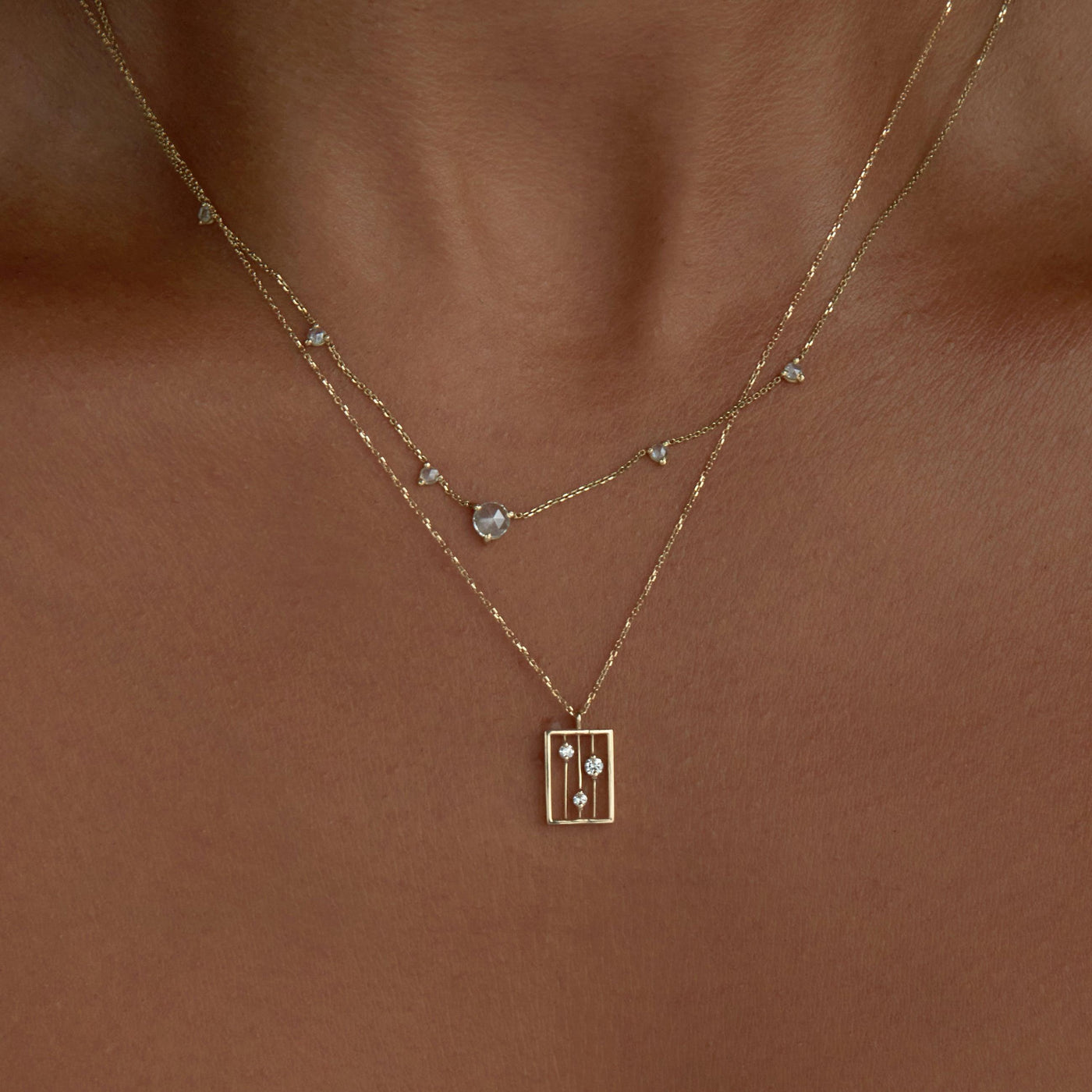 Diamond Drift Necklace