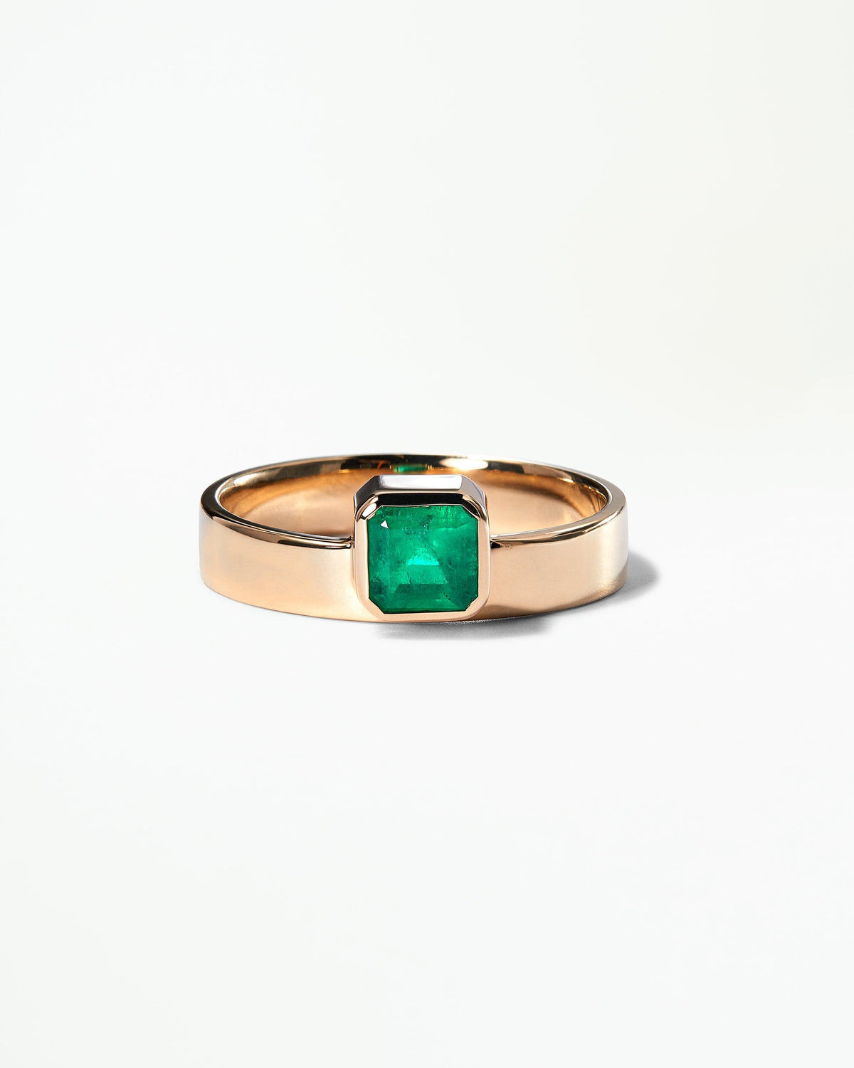 Emerald Monolith Ring