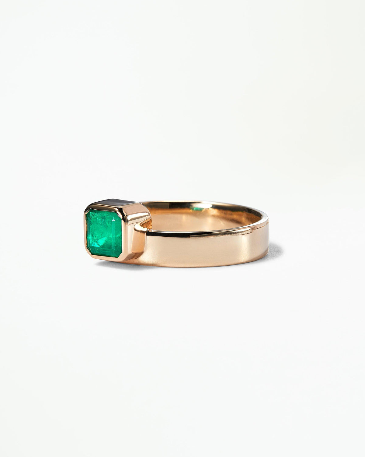 Emerald Monolith Ring
