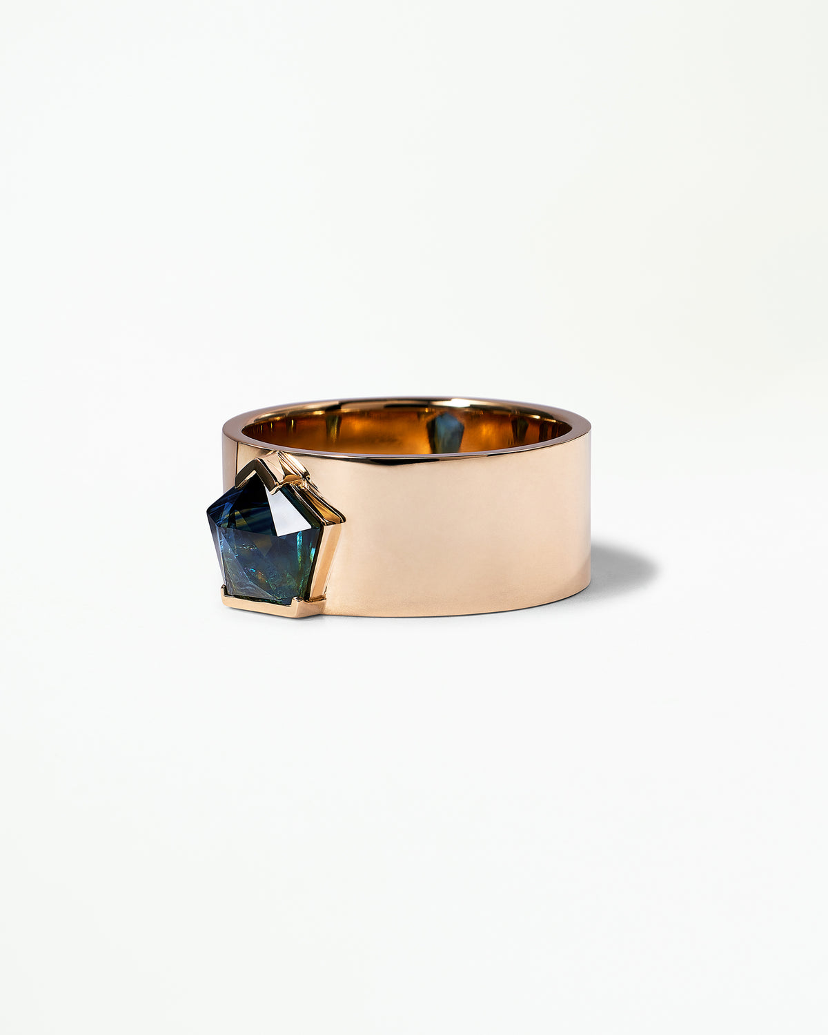 Geo Cut Sapphire Menhir Ring No. 17