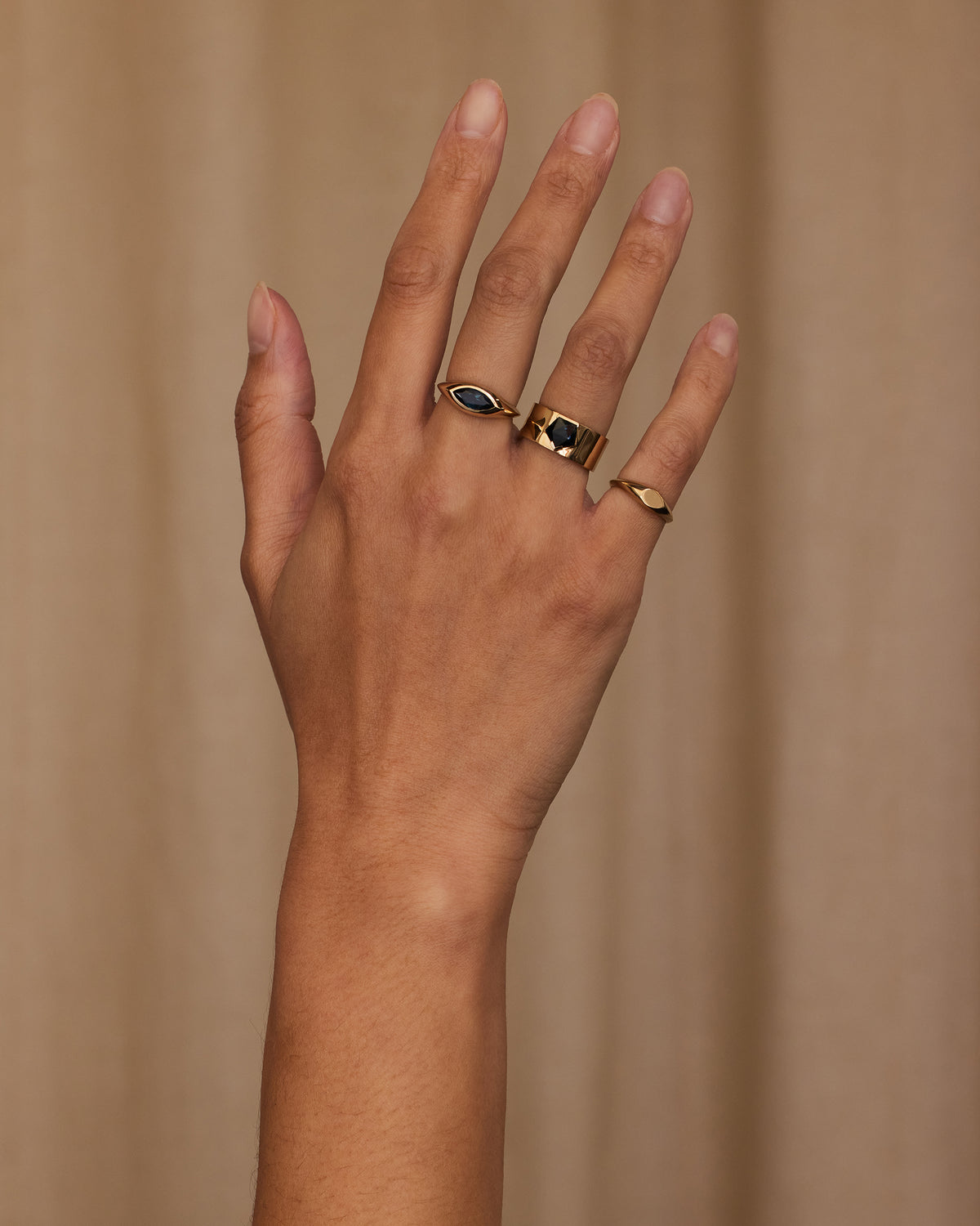 Geo Cut Sapphire Menhir Ring No. 17
