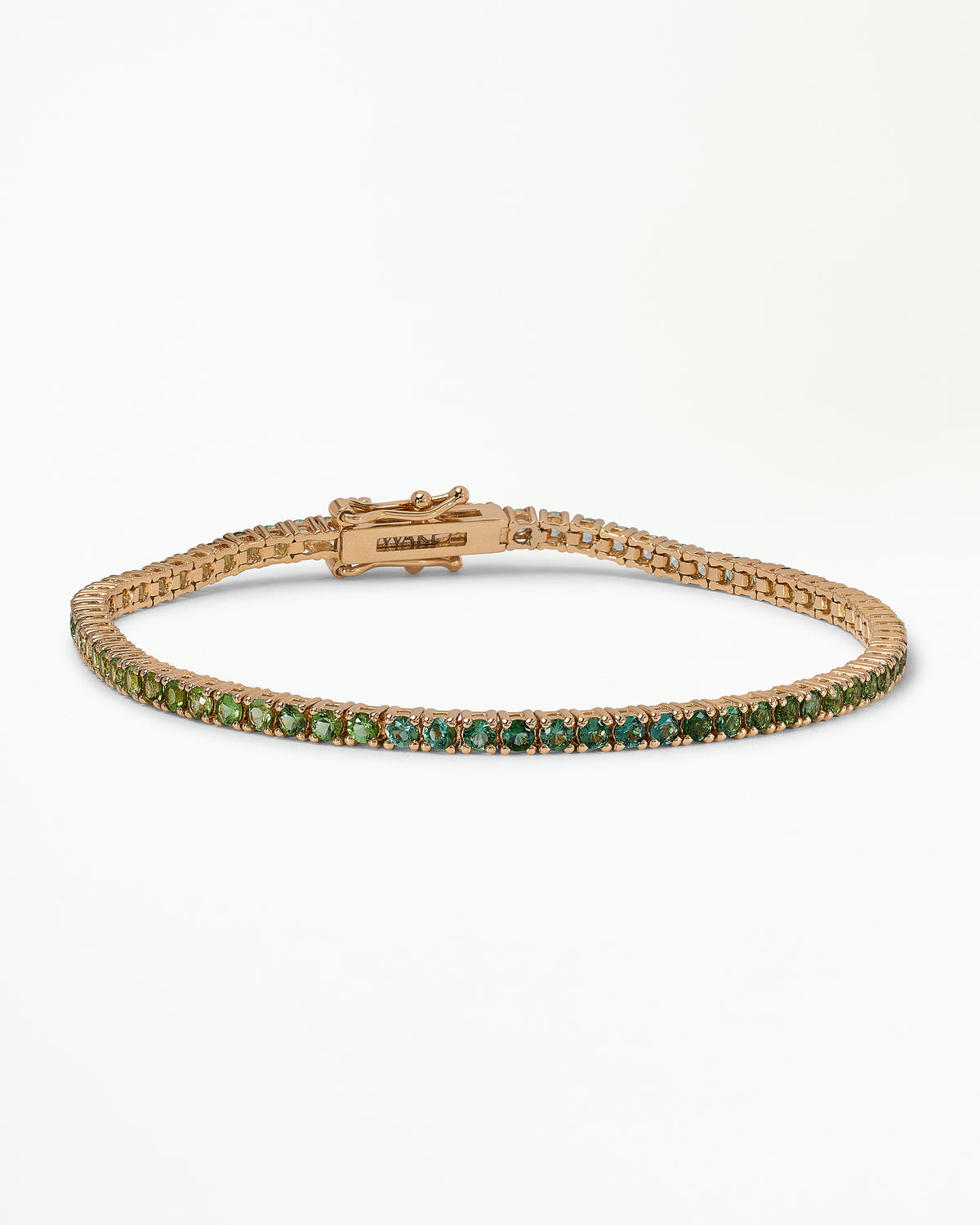 Green Tourmaline Tennis Bracelet