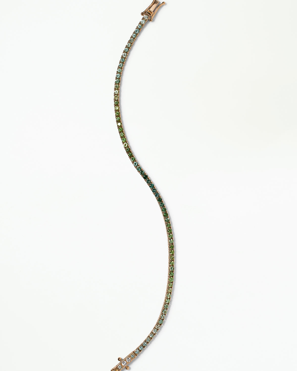 Green Tourmaline Tennis Bracelet