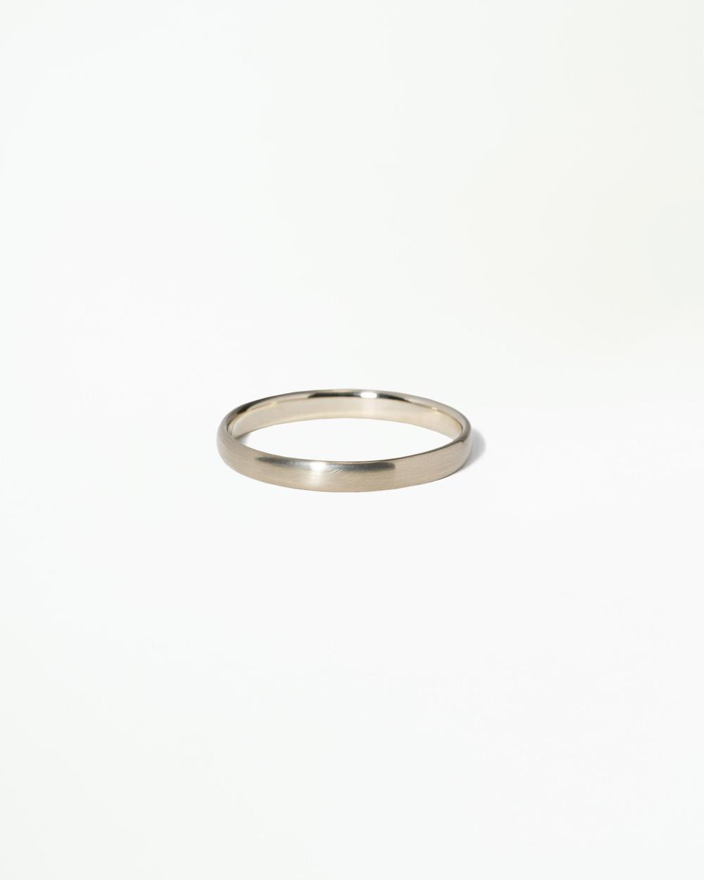 Half Round Wedding Band, 3mm