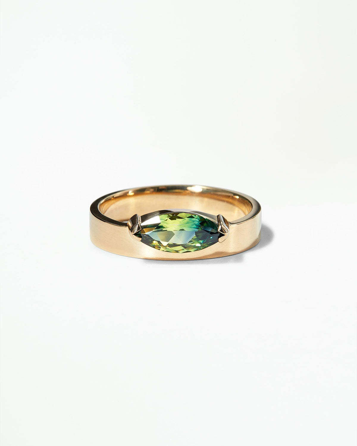 Marquise Sapphire Monolith Ring