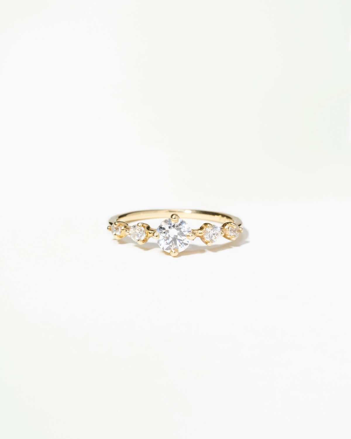 Medium Diamond Horizon Ring