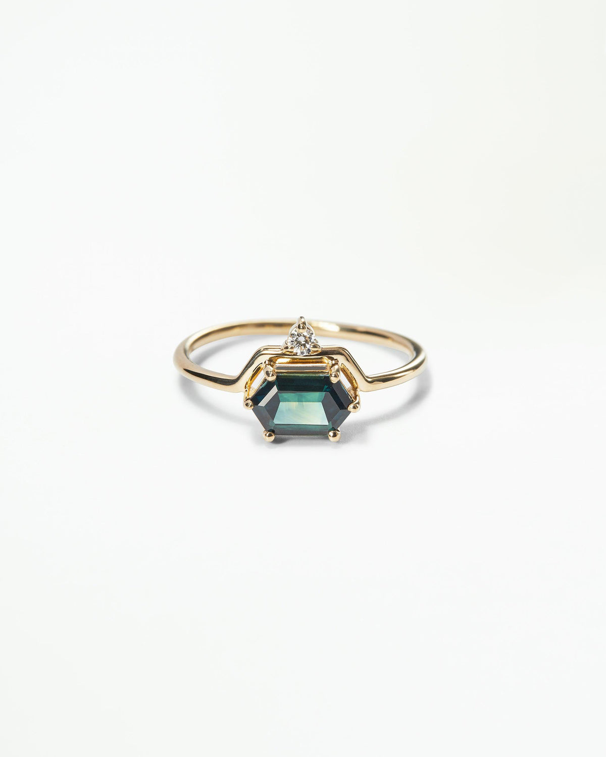 Nestled Hexagon Ring