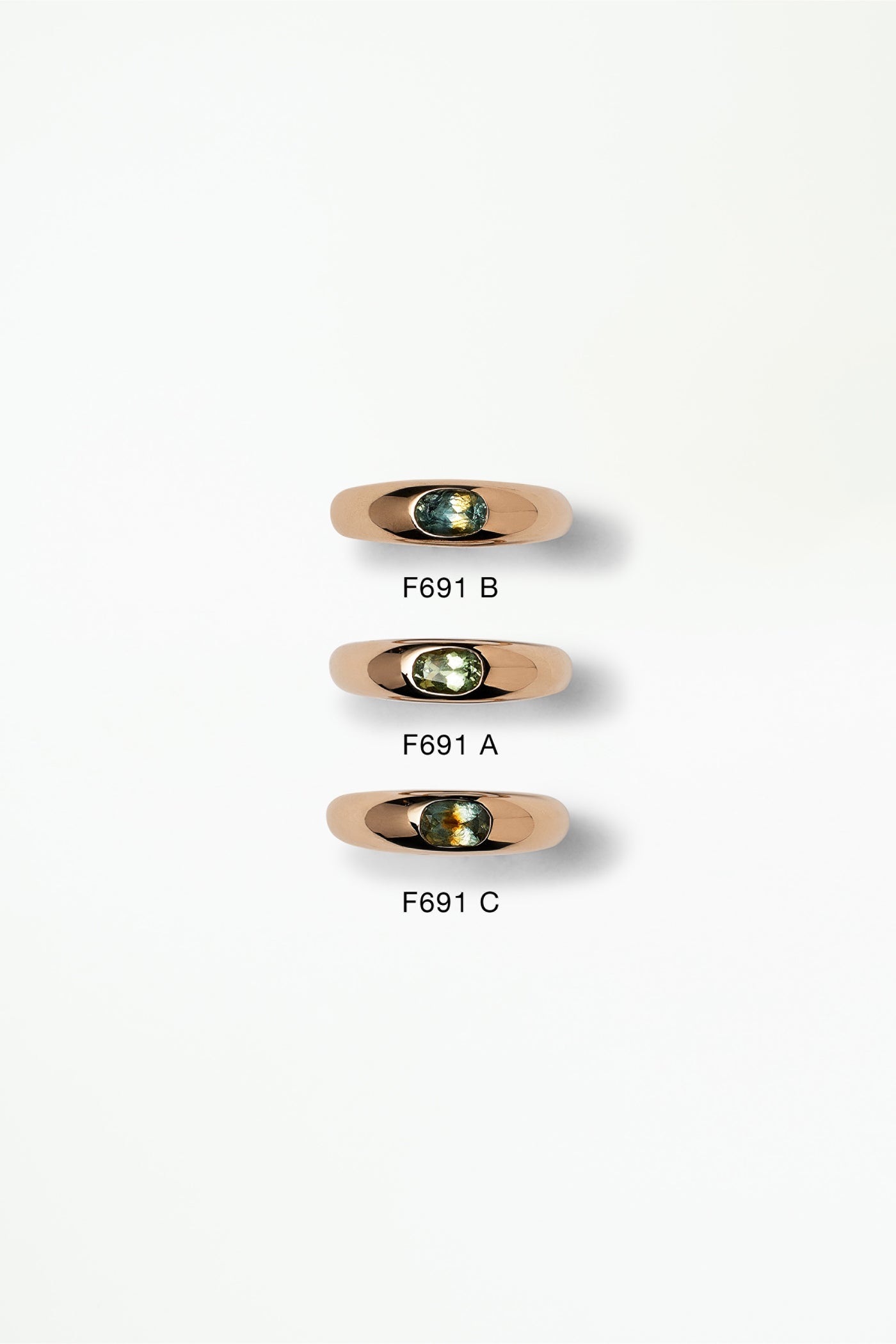 One Of A Kind Sapphire Soft Signets- Montana Sapphire