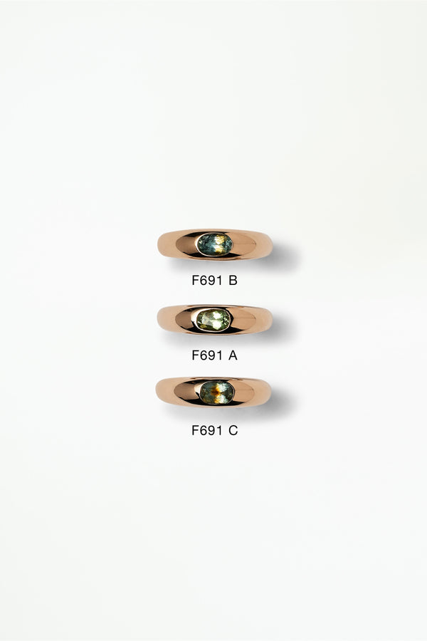 One Of A Kind Sapphire Soft Signets- Montana Sapphire