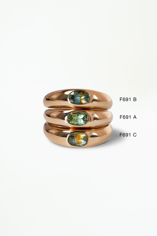 One Of A Kind Sapphire Soft Signets- Montana Sapphire